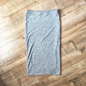 Gray Express midi pencil skirt - size S (EUC)